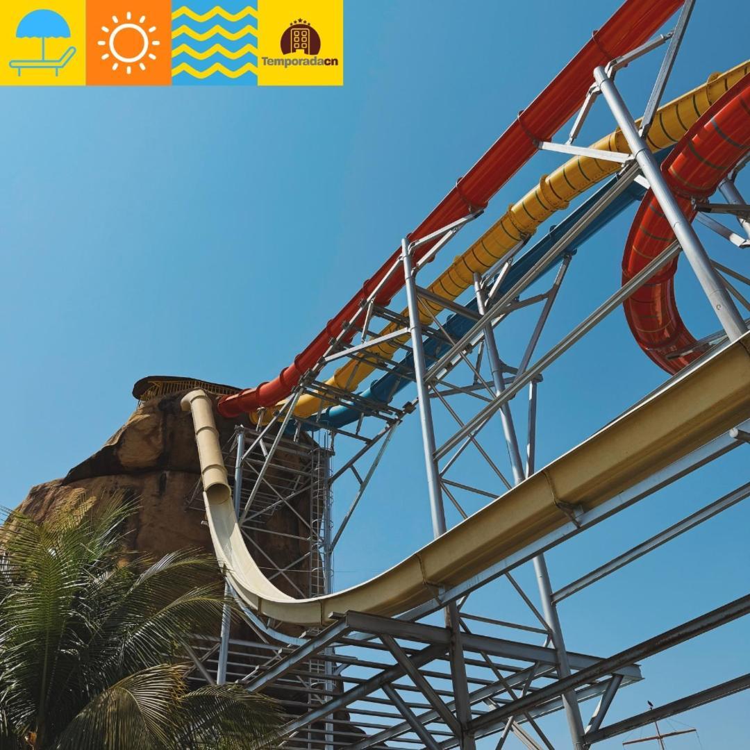 אפרטהוטל קאלדס נובאס Piazza Com Acesso Ao Acqua Park מראה חיצוני תמונה